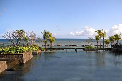 Swimming-Pool Water Mauritius Ocean Picture