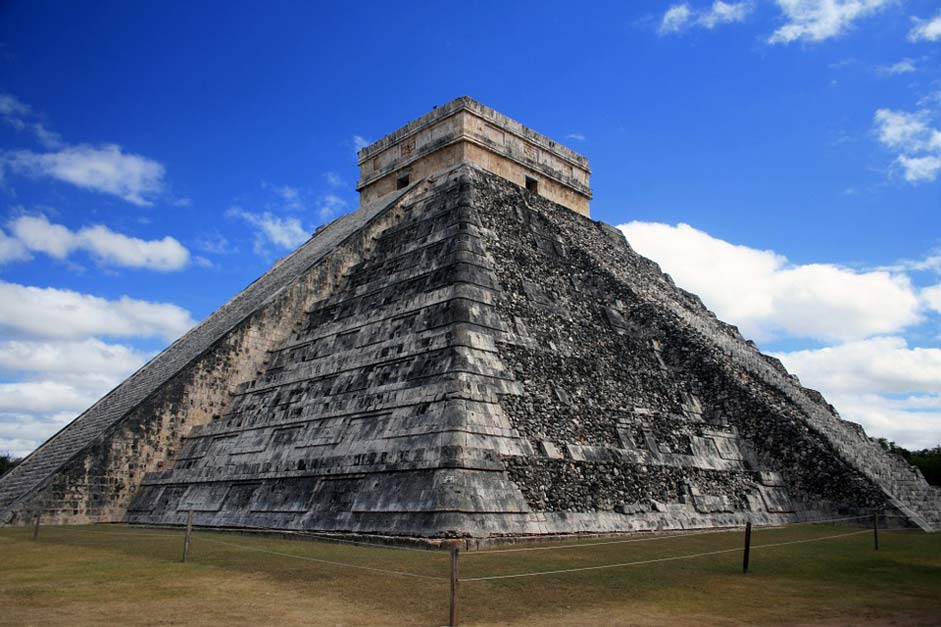 Mexico Ancient Maya Pyramid