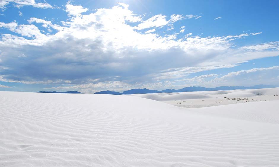 Landscape Scenic White Sand