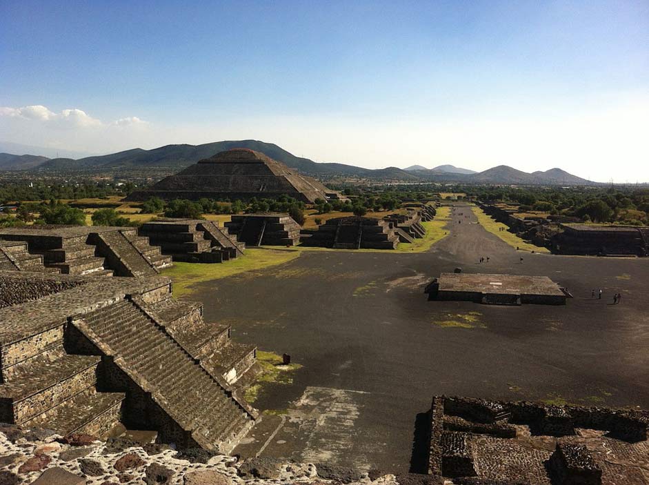 Pyramids Aztec Mexico Teotihuacan