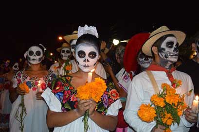 Day-Of-The-Dead Skeleton Skull Mexico Picture