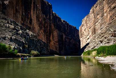 Rio-Grande-River Landscape Mexico Texas Picture