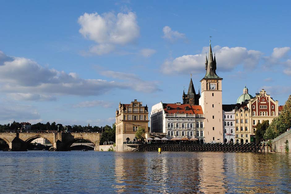 Bridge Historic-Center Prague Czech-Republic