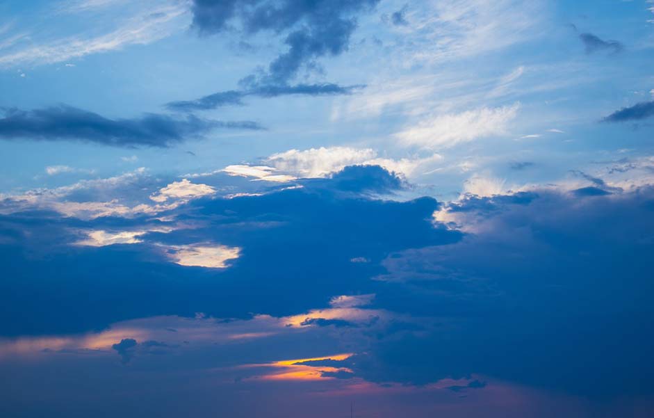 Chisinau Blue Sunset Sky