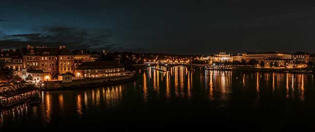 Prague City Night Czech-Republic Picture