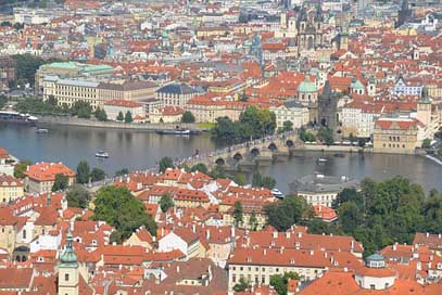City Moldova Prague Panorama Picture