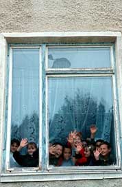 Moldova Window Building School Picture