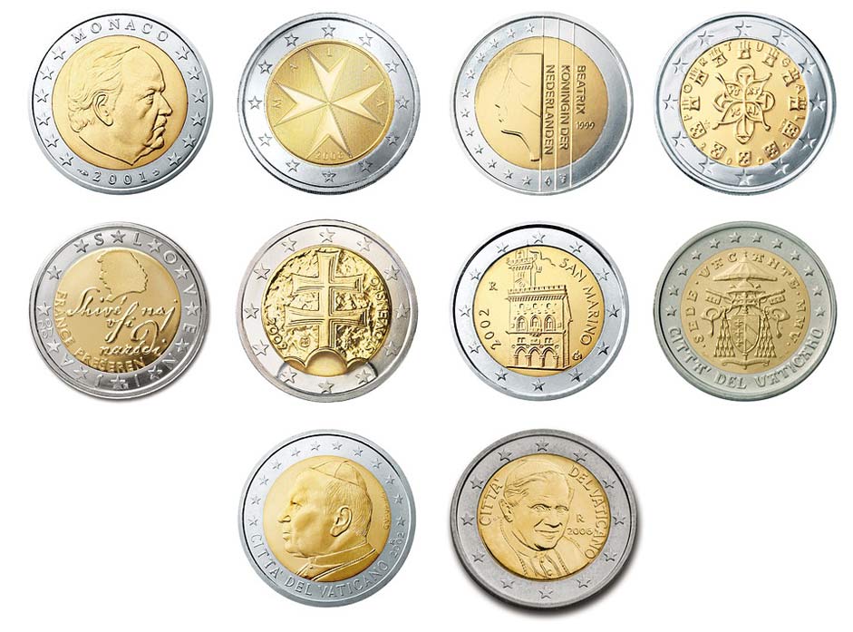 Currency Coin 2 Euro
