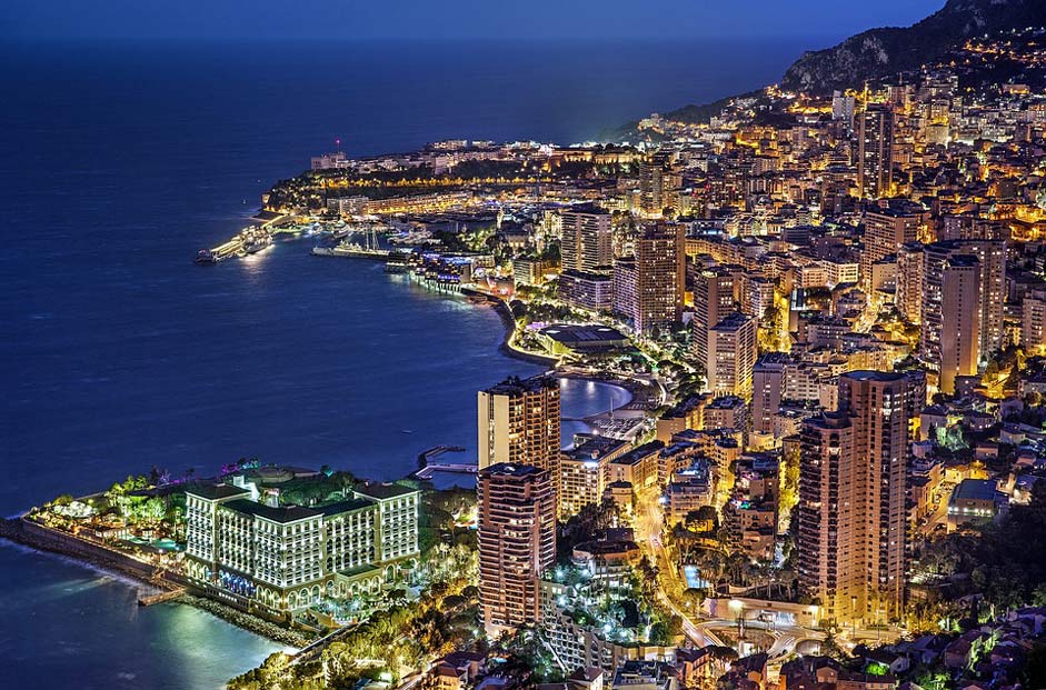 Evening France Monte-Carlo Monaco