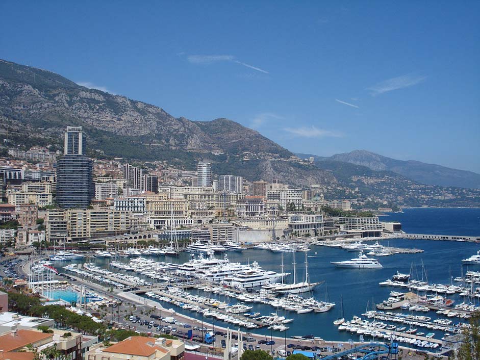 Ships Harbor Cityscape Monte-Carlo