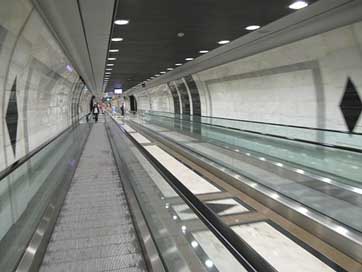 Corridor Tunnel Train Tracks Picture