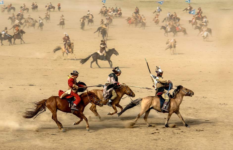 War Warrior Mongolia Horse