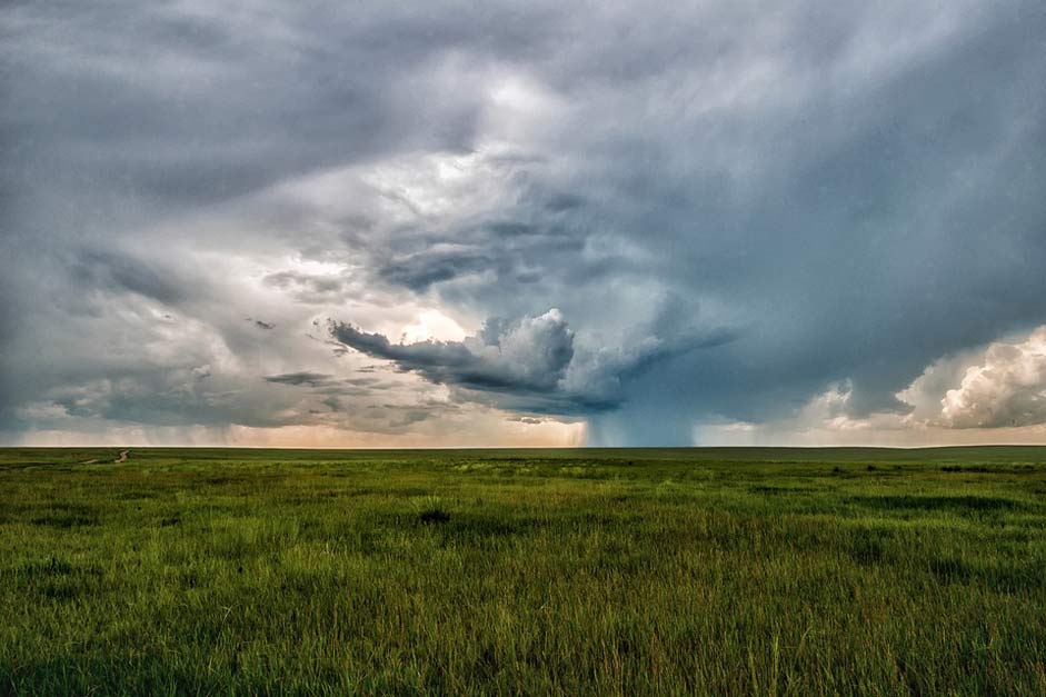 Storm Horizon Mongolia Landscape