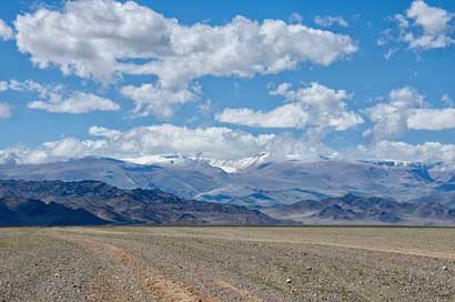 Mongolia Clouds Gobi Desert Picture