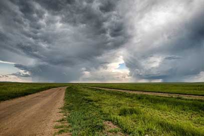 Road Horizon Storm Earth Picture
