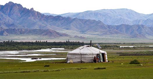 Yurt Altai Steppe Mongolia Picture