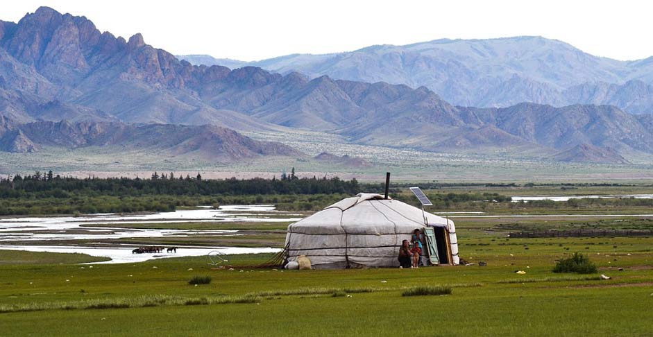 Altai Steppe Mongolia Yurt