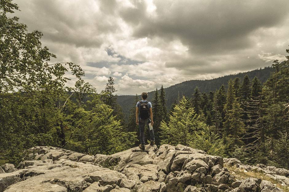 Black Hiker Hiking Montenegro