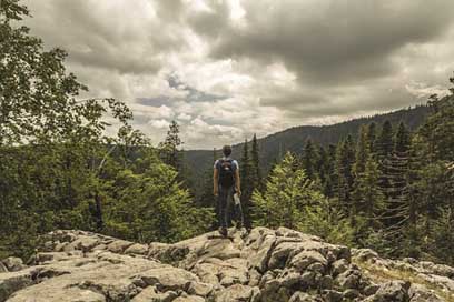 Montenegro Black Hiker Hiking Picture