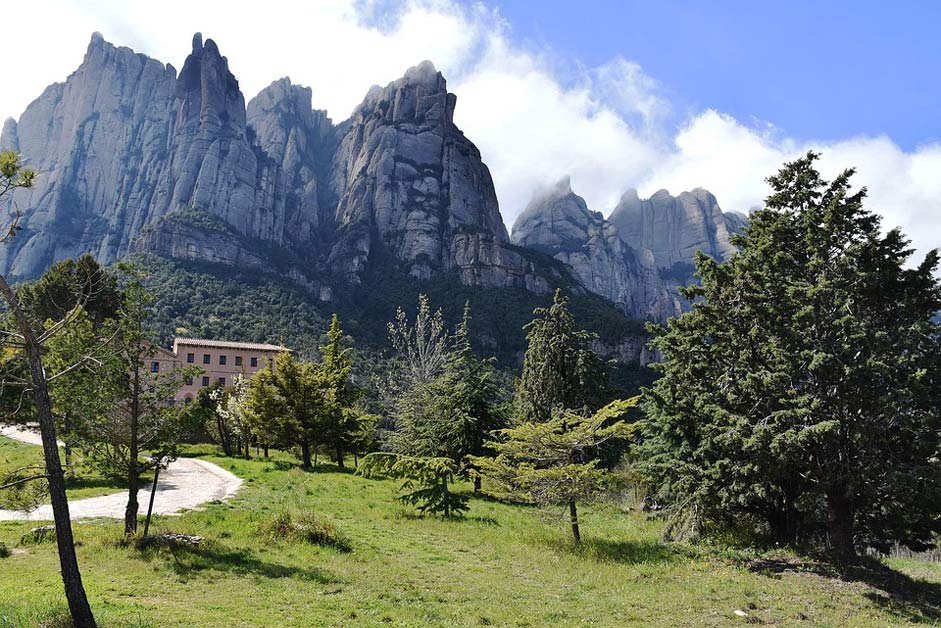 Famous Santa-Ceclia Catalonia Montserrat