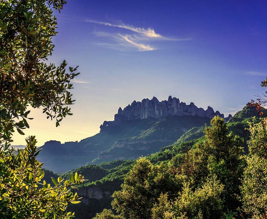 Mountains Nature Landscape Montserrat