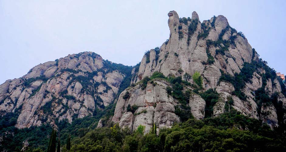 Spain Nature Mountain Montserrat