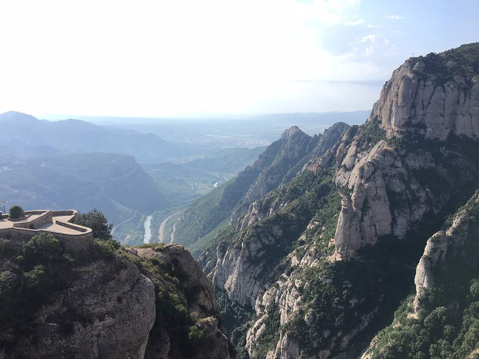 Landscape Travel Spain Montserrat