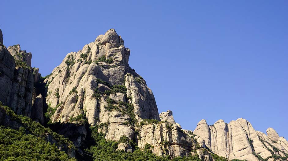 Stone Montserrat Rocks Mountain