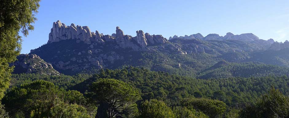 Nature Cordillera Montserrat Mountains
