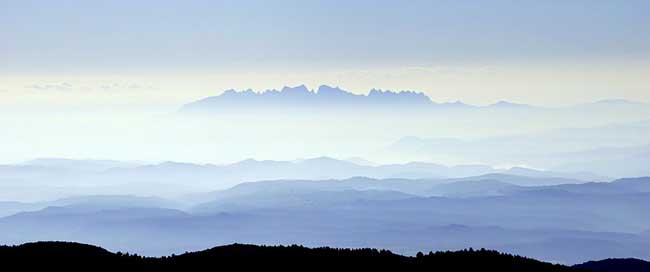 Mist Nature Landscape Montserrat Picture