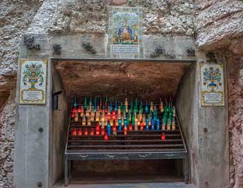 Montserrat Candles Spain Monastery Picture