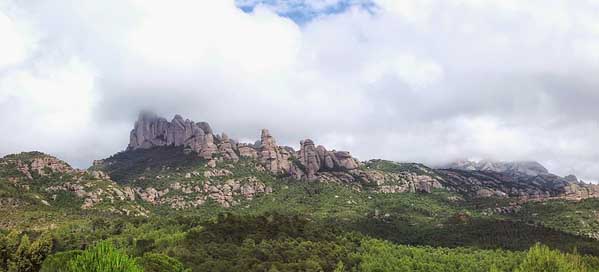 Montserrat Moreneta Virgin-Mary Mountain Picture