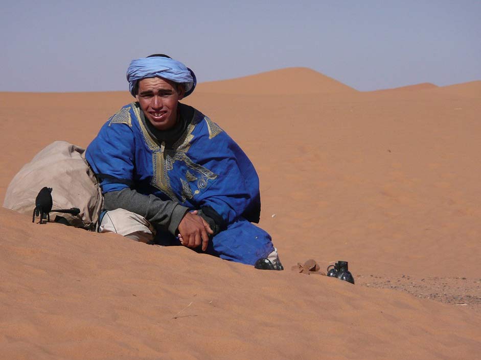 Residents Bedouin Morocco Desert