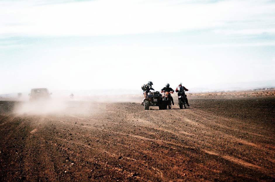 Desert Moto Motocross Motorcycle