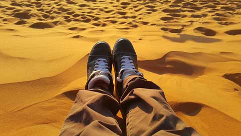 Relax Sahara Golden-Sands Peaceful Picture