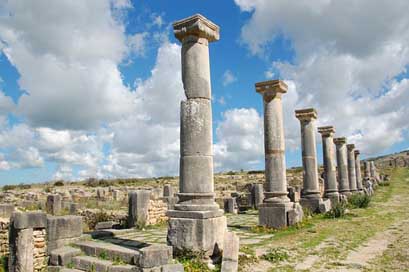 Morocco Ruin Landscape Roman Picture