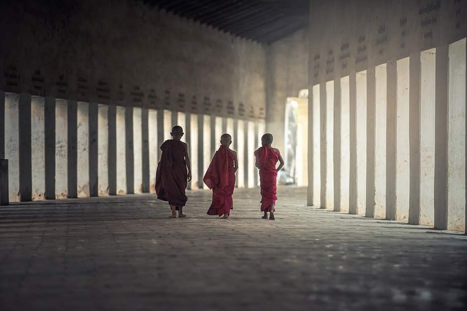Asia Monastery Monks Buddhism