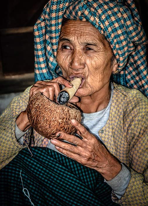 Myanmar Portrait Woman Face