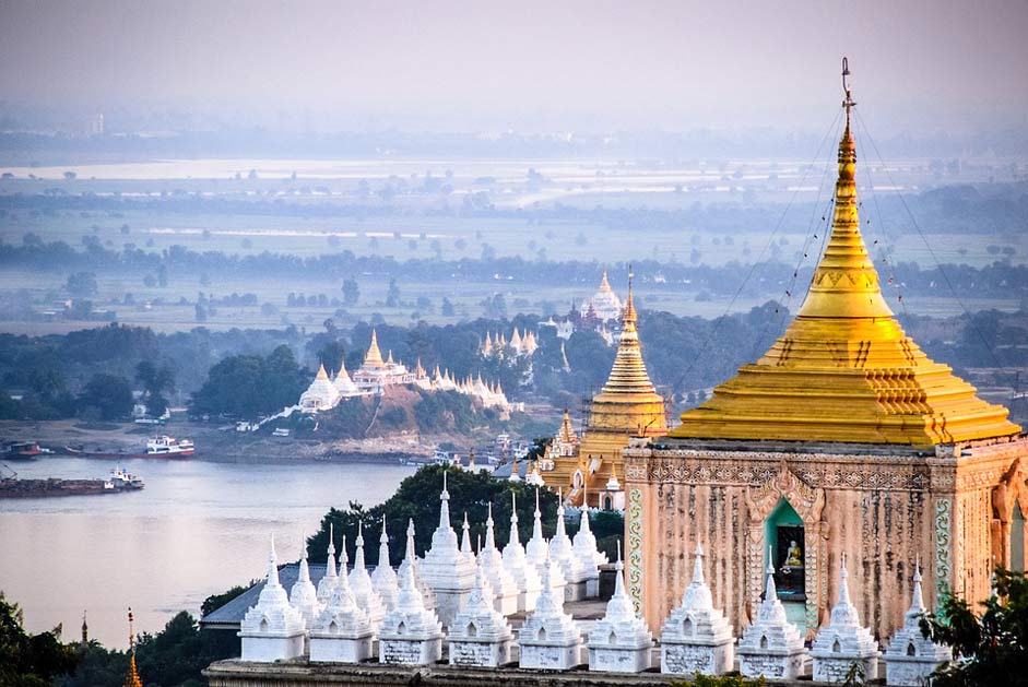Temple Pagoda Burma Mandalay