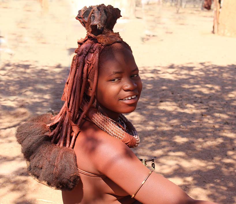 Nature Himba Woman Namibia