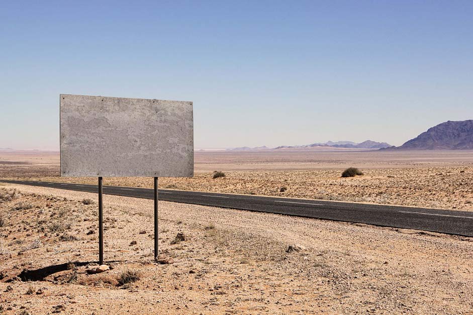 Information-Boards Namibia Road Shield