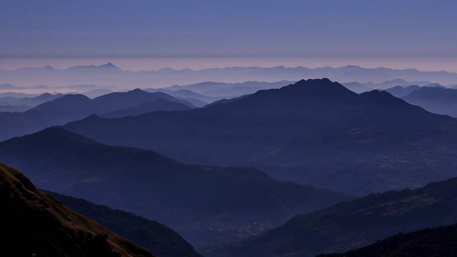 Nepal Dusk Dawn Mountain