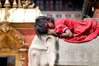 Nepal Look Children Child Picture