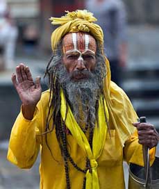 Nepal Hindu Man Guru Picture