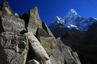 Nepal Solu-Khumbu Ama-Dablam Himalayas Picture