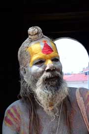 Nepal Old-Man Man Holy Picture