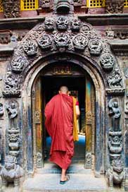 Monk Religion Buddhism Nepal Picture