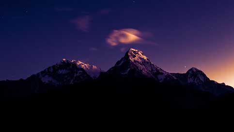 Mountain Dawn Nature Sunset Picture