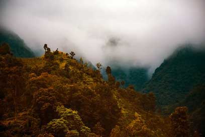 Nepal Fog Morning Sunrise Picture