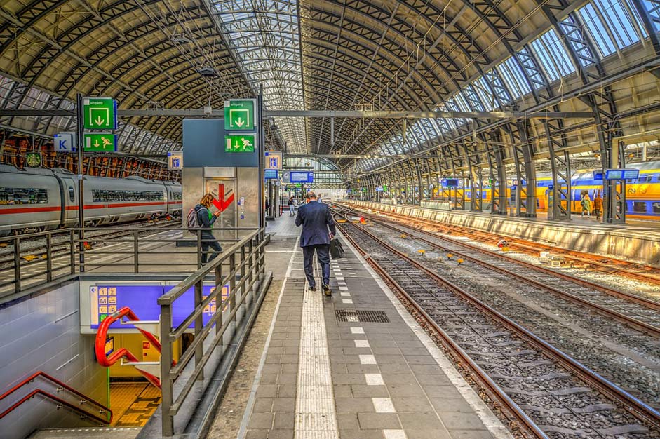 Station Train Central Amsterdam